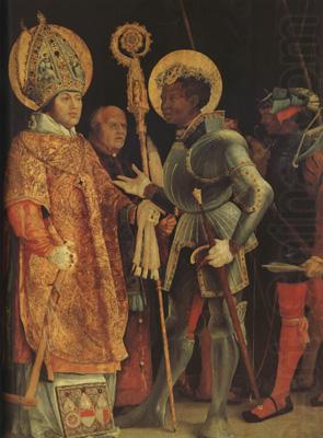 The Meeting of St Erasmus and St Maurice (mk08), Matthias  Grunewald